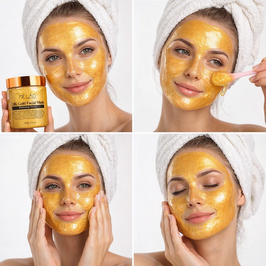 MELAO 24K Gold Face Mask