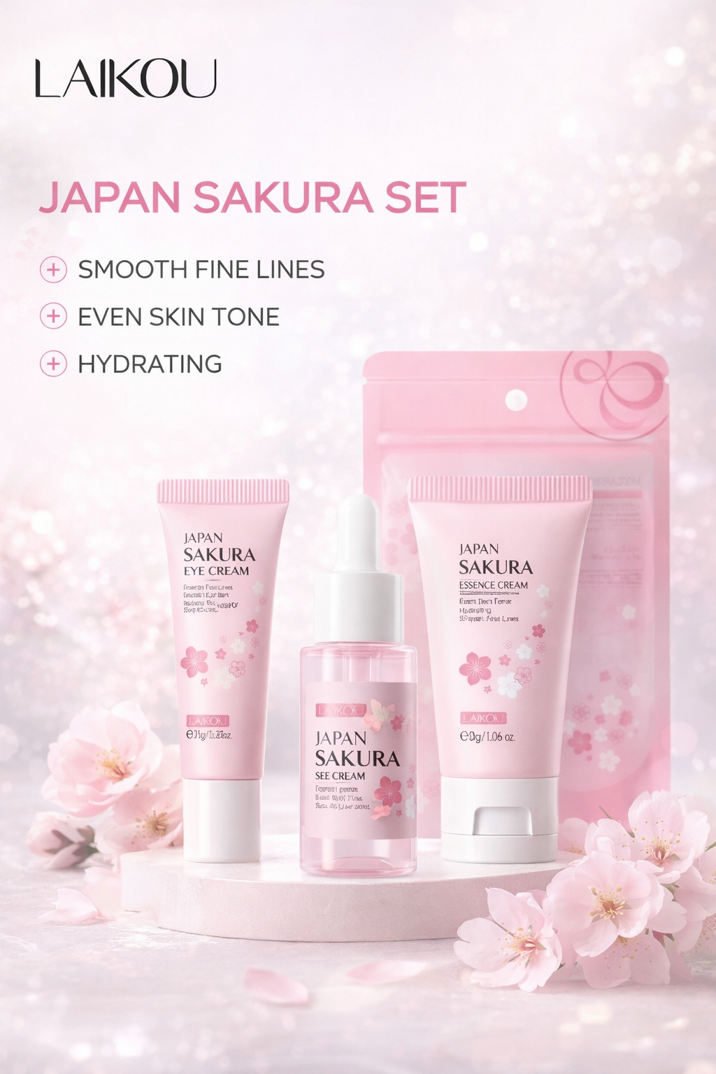 LAIKO Complete Face Care Set – Customizable Skincare Solutions for Every Concern