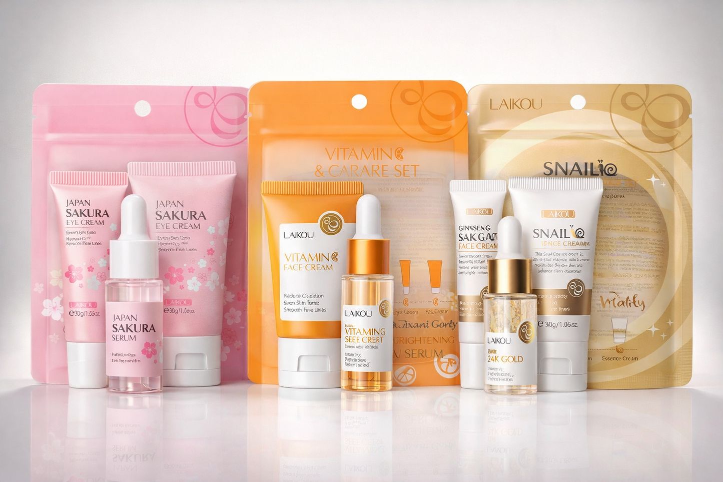 LAIKO Complete Face Care Set – Customizable Skincare Solutions for Every Concern