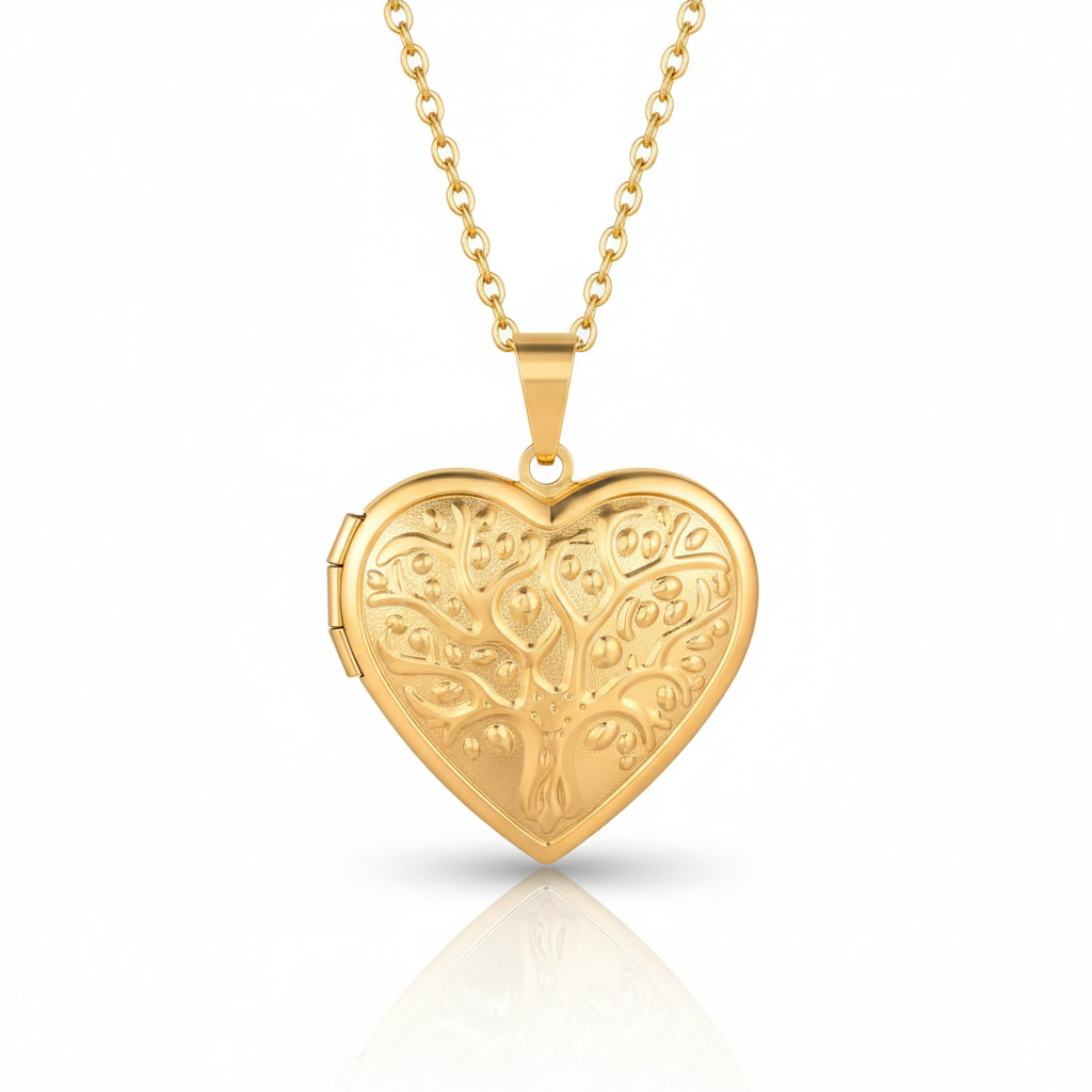 LoveLock Heart Locket – Custom Photo Pendant Necklace