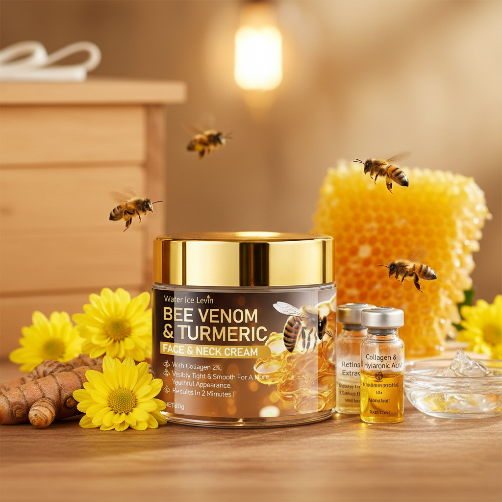 Aethelgard Regenerative Gold: Bee Venom & Bio-Active Collagen Sculpting Serum-Cream