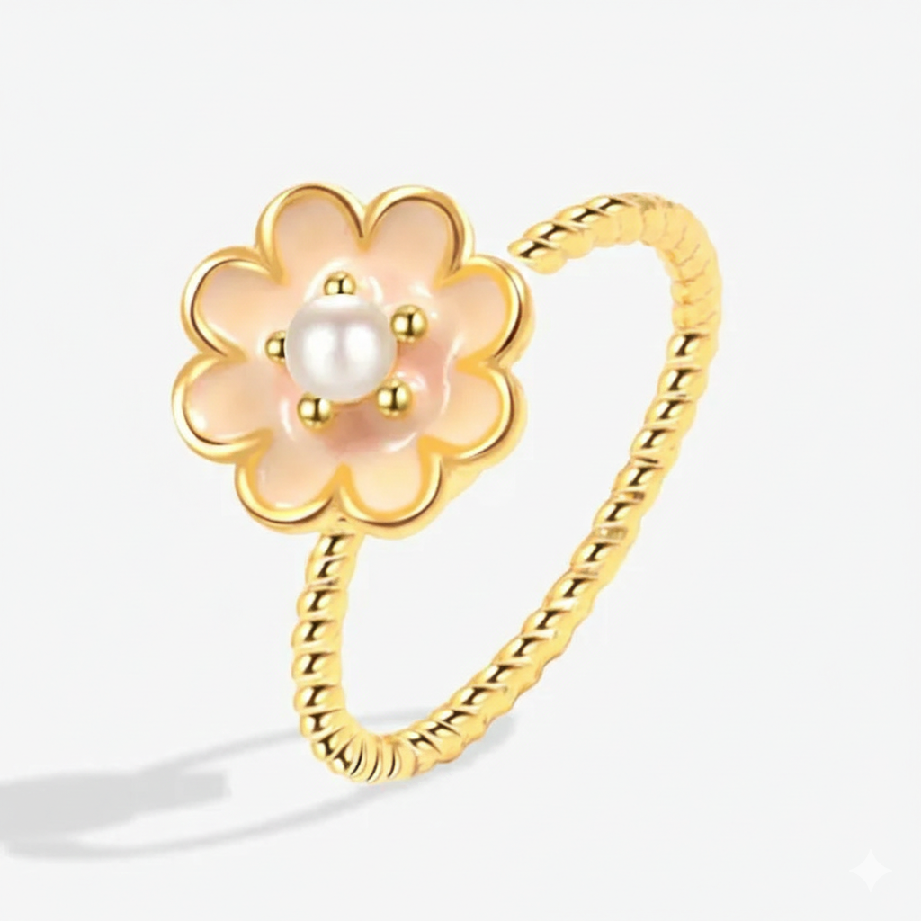 Luxury Crystal Anxiety Relief Spinning Rings