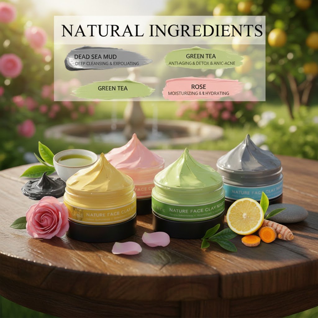 Clay Facial Mask Set