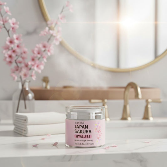Japan Sakura Essence Cream, Sakura Tone Up Cream with Hyaluronic Acid